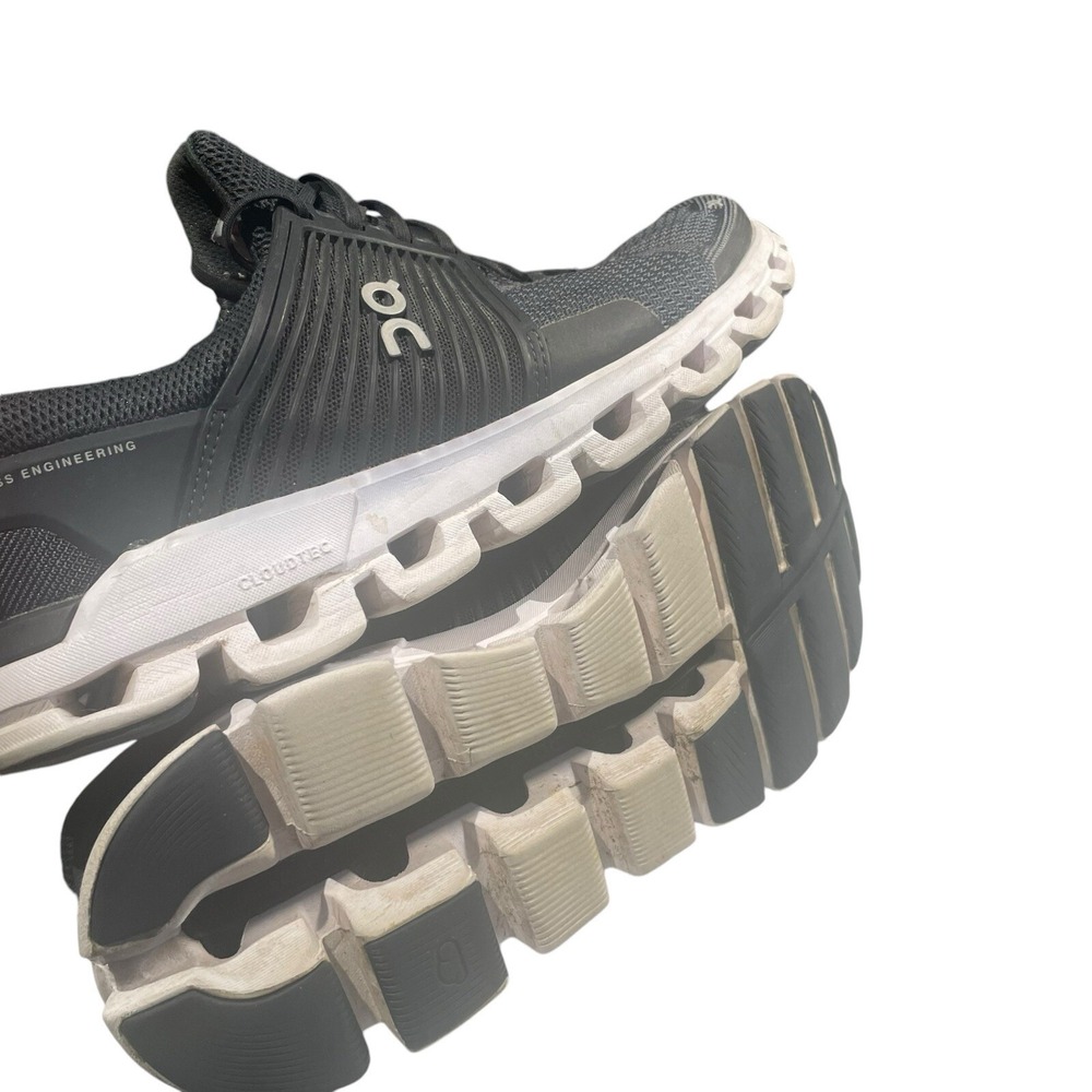 On Cloud CloudTec Womens Running Shoes Black Gray Low Top Lace Up Stitching W9.5 - Picture 9 of 9